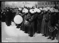 Военные музыканты на параде, на Красной площади. 1921 год..jpg