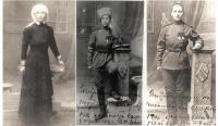 Клавдия Алексеевна Богачёва – рядовой гренадёрского Перновского полка (1915), сестра милосердия (1916).jpg