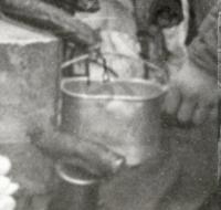 Котелок. Овальный. Выдача продуктов перед рейдом в тыл врага. 1943 г. Ст. Хвойная. Лен. область 2..jpg