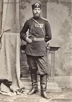 Поручик Стефан Кисов, участник в Руско-Турската и Сръбско-Българските войни, един от спасителите на Самарското знаме, фотографиран ок 1880.jpg