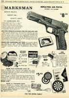 1961 Print Ad of Marksman Model MPR Air Pistol BB Gun & Accessories.jpg